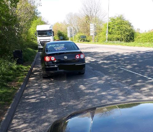 speeding vehicle stopped 23 April 2020.JPG