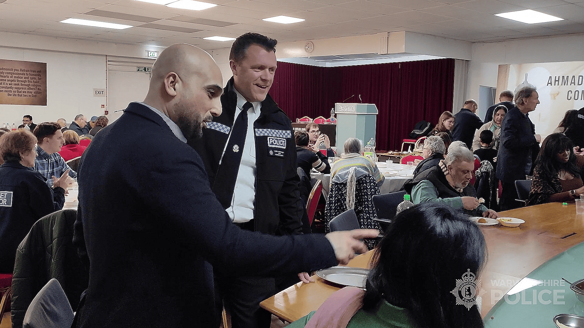 Video: Chief Constable visits Big Iftar in Leamington