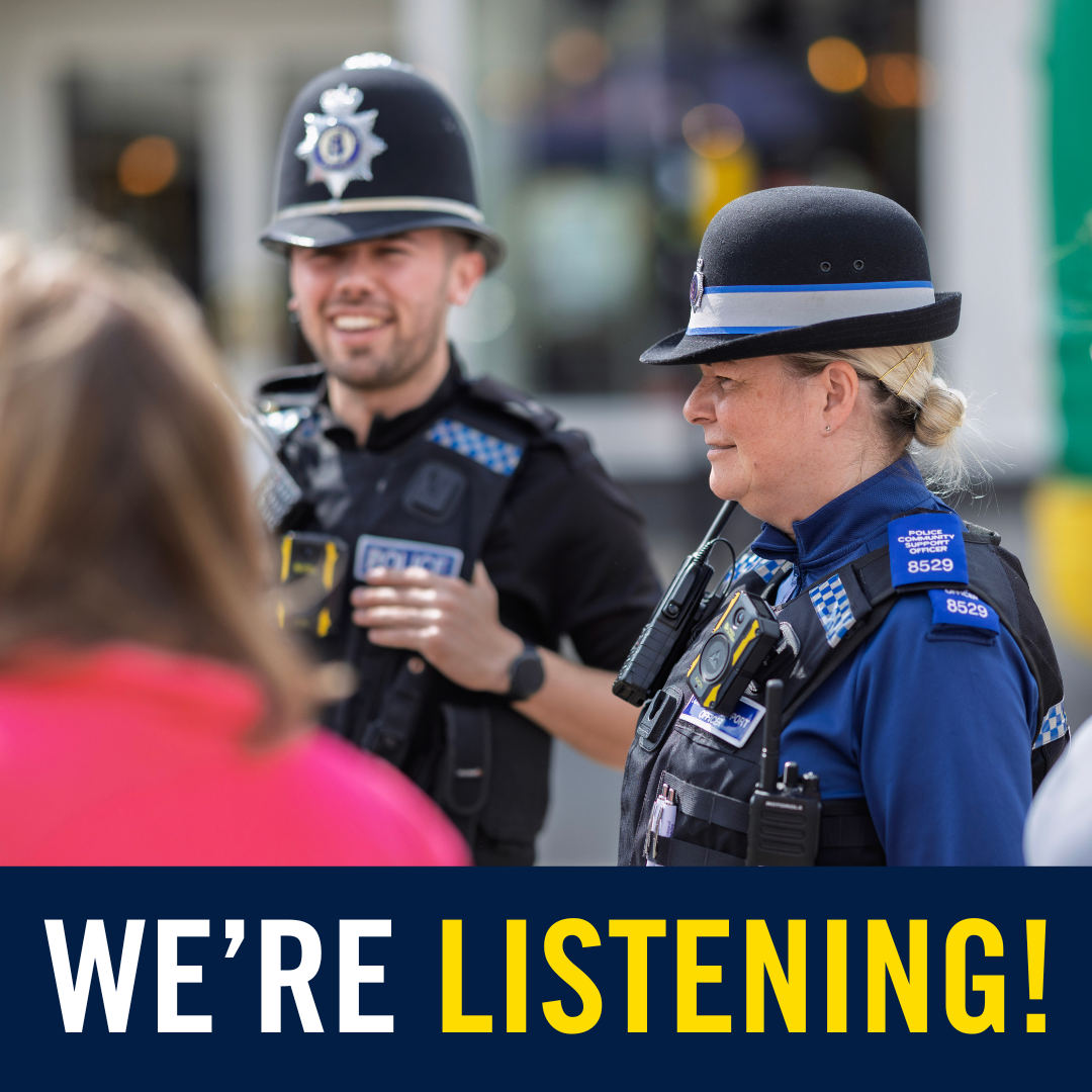 We're listening