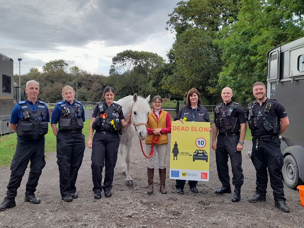 Operation raises awareness of importance of passing horses wide and slow