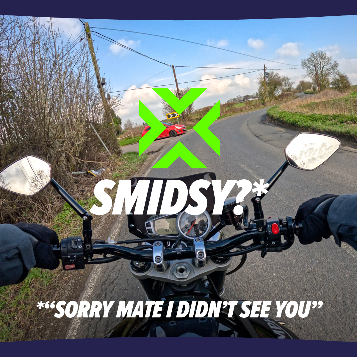 “Sorry mate I didn’t see you!” campaign aims to support motorcyclists in enjoying rides safely