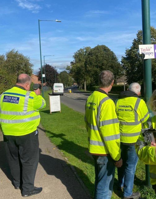 Warwickshire Road Safety Partnership thanks Community Speed Watch volunteers during National Volunteer Week 