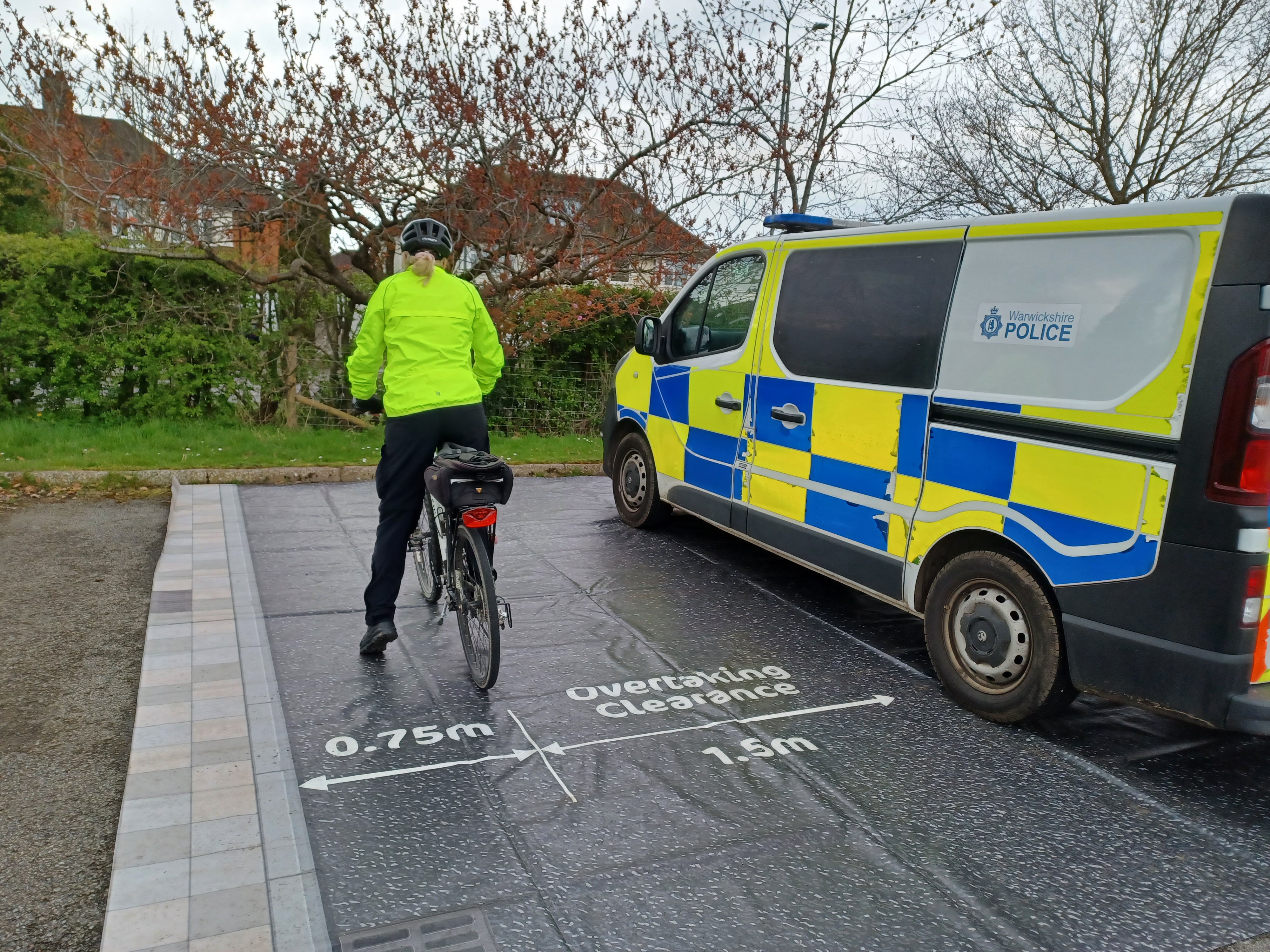Cyclists and drivers are asked to be considerate of each other on the roads 