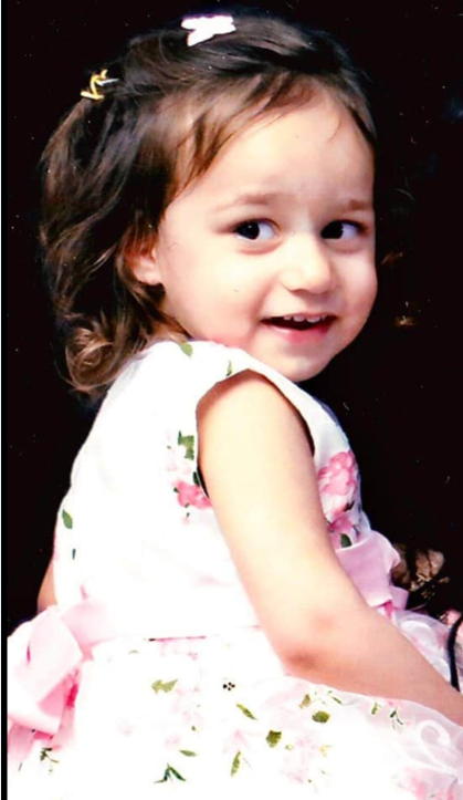 Three year old Briya Kaur Gill