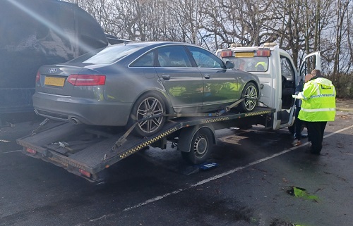 Police and partners work together during road safety enforcement operations