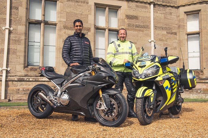 Warwickshire Police BikeSafe team helps Norton Motorcycles test engineers enhance their skills