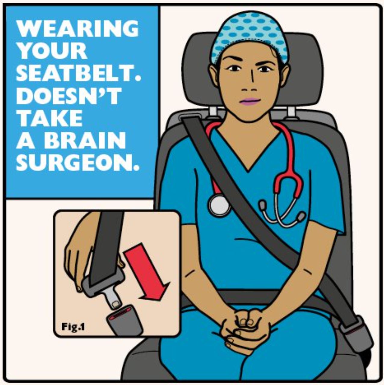 Hang on to your hard-earned cash by always wearing a seatbelt because drivers may get a fine of £500 