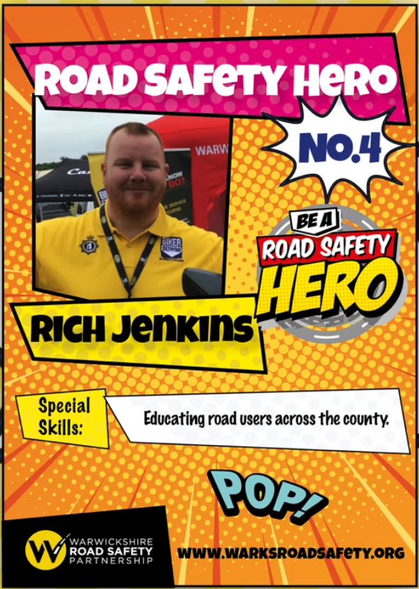 Warwickshire Road Safety Partnership celebrates Road Safety Heroes during BRAKE Road Safety Week
